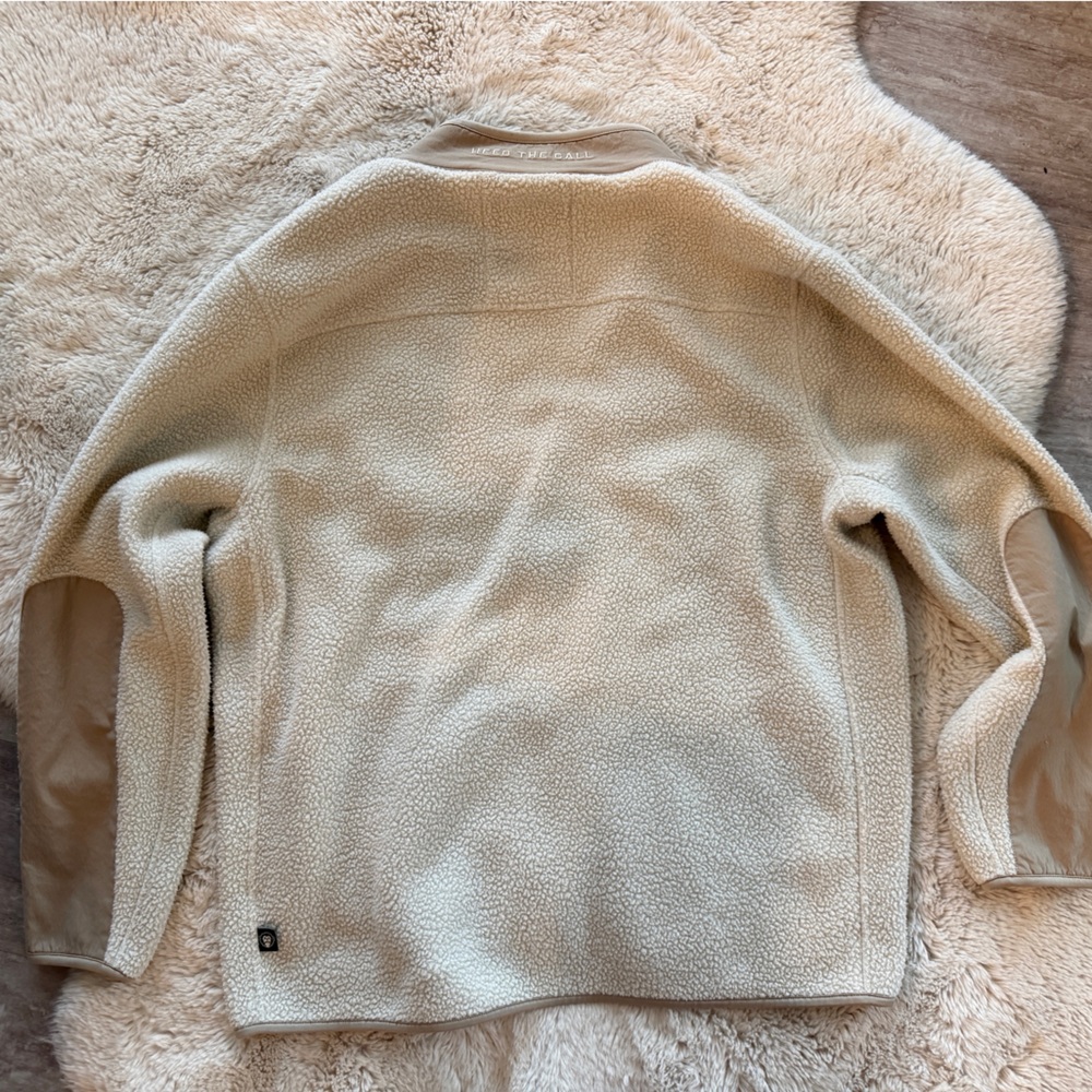 Howler Brothers Chisos Fleece Jacket - Cream and Tan Sz xl - Picture 9 of 9